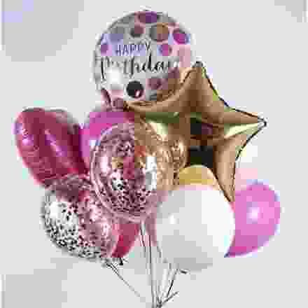 Гелиевые шары Happy Birthday